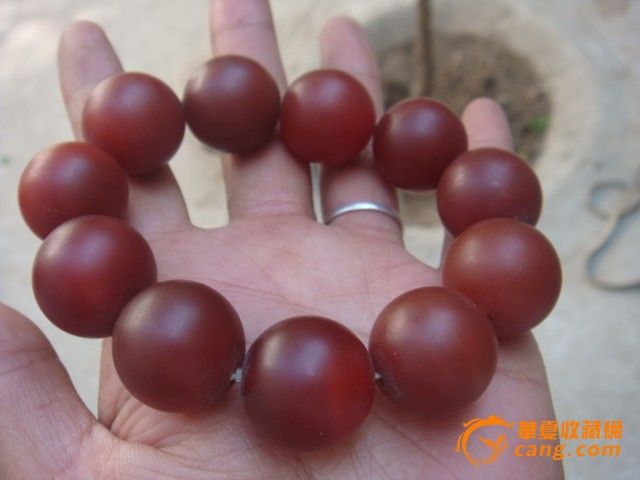 开运 招财纳福 老玛瑙 福珠 圆珠 手串 手链_开