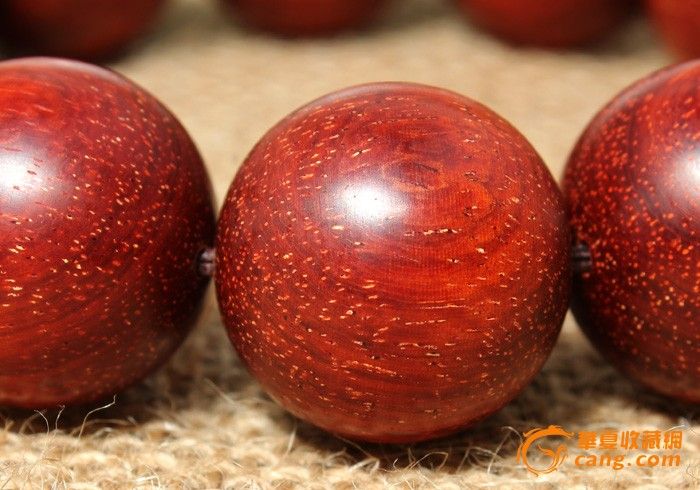 小叶金星紫檀佛珠-图4图片