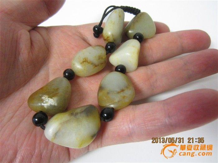 和田玉籽料手串_和田玉籽料手串价格_和田玉籽料手串图片_来自藏友沙城暴_玉器_地摊交易_华夏收藏网 cang.com