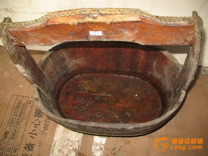 包老包真,一个民俗木扁桶【华6312】_包老包