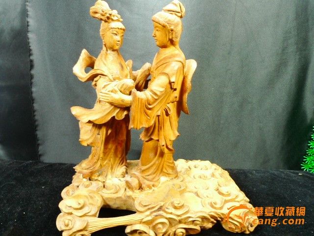 老木雕<em>牛郎织女</em>-老木雕<em>牛郎织女</em>价格-老木雕牛