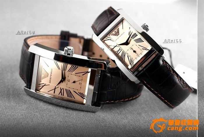 阿玛尼手表 男女情侣对表 AR0154\/AR0155-阿