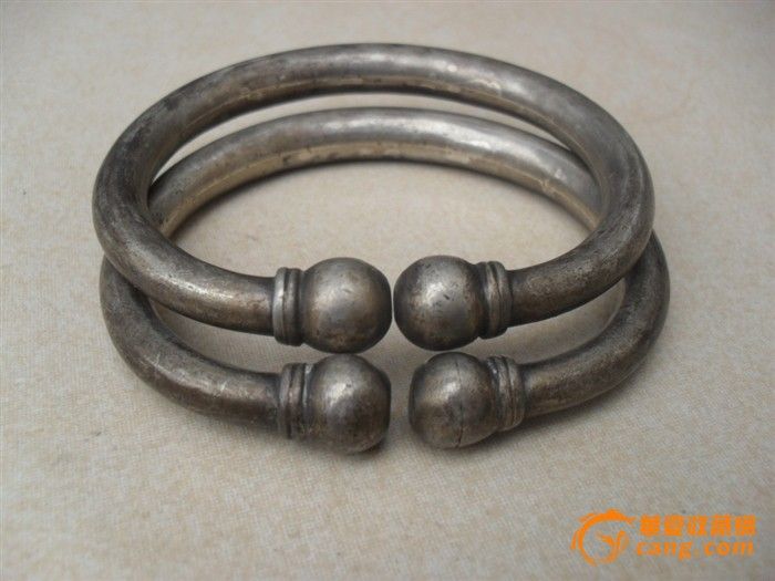 老银手镯一副_老银手镯一副价格_老银手镯一