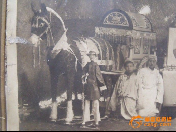 康德10年老照片 中国丧葬文化李锡麟之母逝世