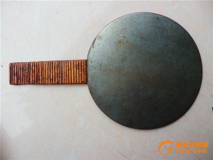 清 五福双喜手持铜镜