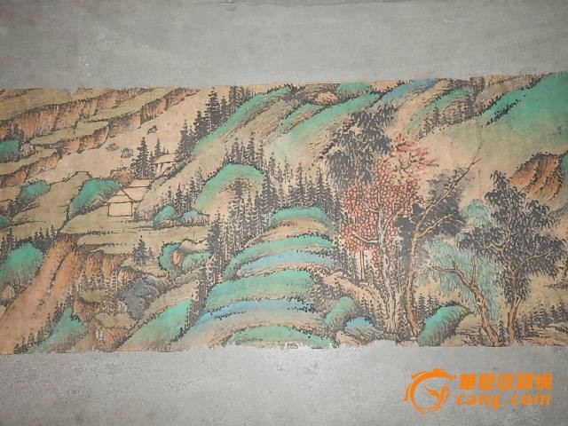 王翚作品--绢本山水画长卷