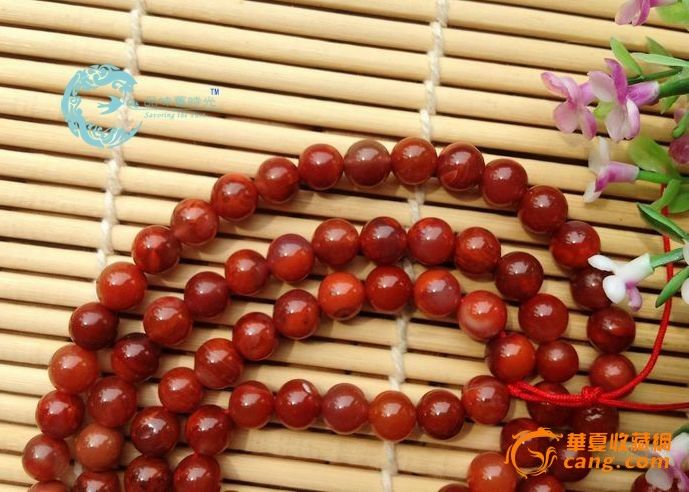 四川凉山8mm南红玛瑙珠子 108颗念珠串_四川凉山8mm南红玛瑙珠子 108颗念珠串价格_四川凉山8mm南红玛瑙珠子 108颗念珠串图片_来自藏友希夷先生_珠宝_地摊交易_华夏收藏网 cang.com