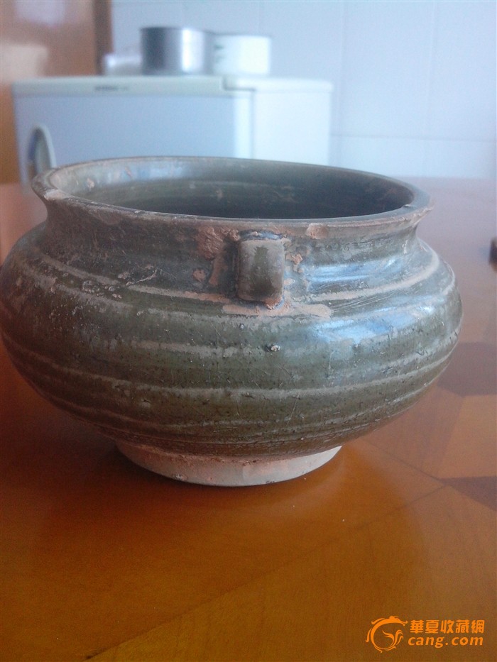 瓷器元代青釉香炉