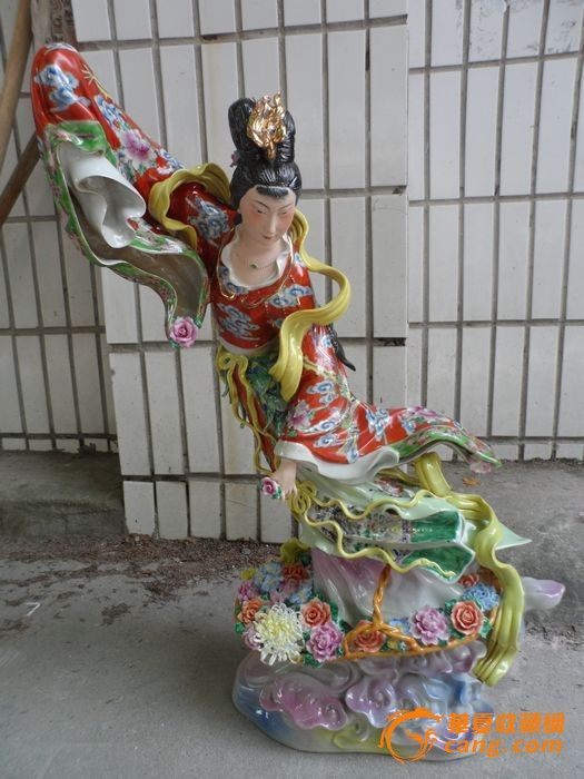 <em>雕塑</em>瓷 <em>天女散花-雕塑</em>瓷 天女散花价格-雕塑瓷