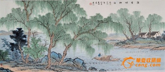 山水国画简单|山水国画设计图