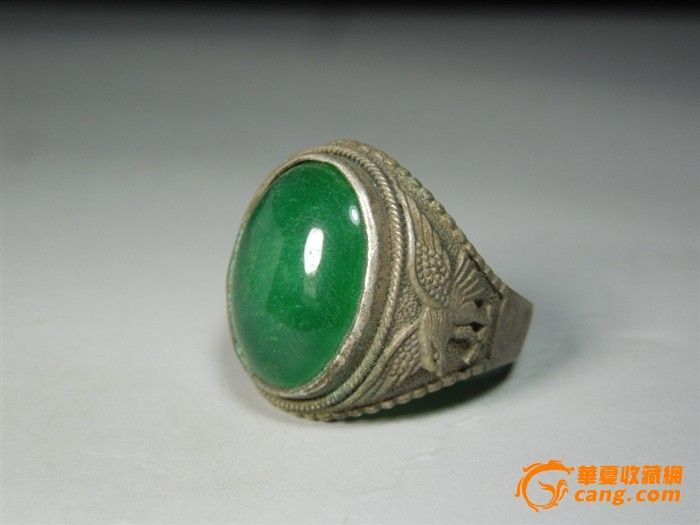 物有所值!下乡收来的一把正阳绿老戒指-物有所