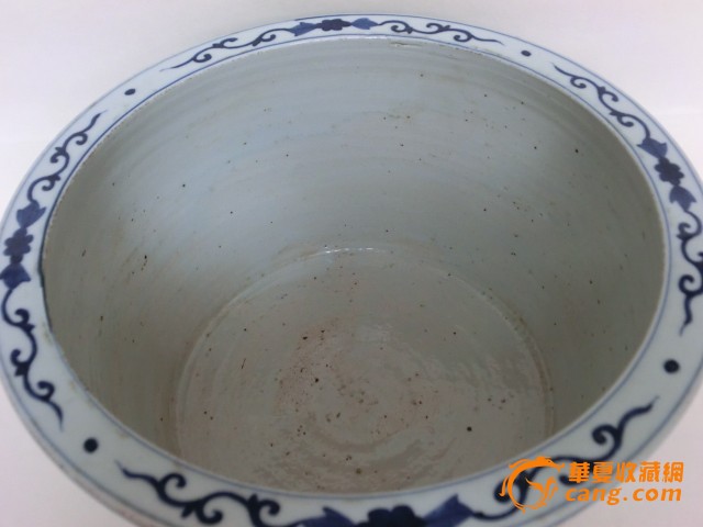 万历青花鱼藻纹画缸