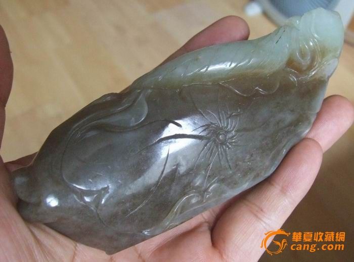 糖色青白玉带摆件巧雕和田鱼童齐乐图_和田3528接收管图片