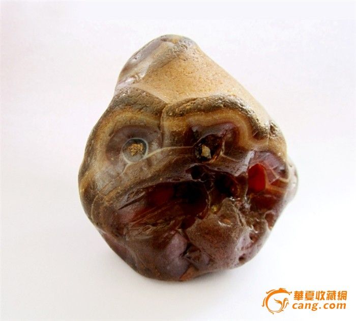 玛瑙奇石精品\/天然原石玛瑙形象石摆件--小丑_