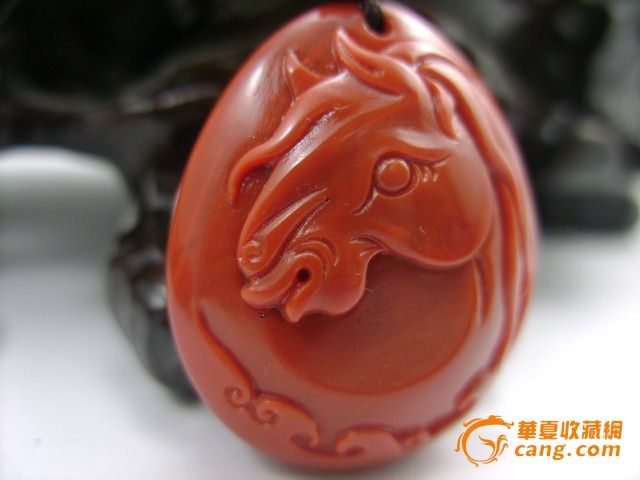 四川凉山 南红玛瑙 马 吊坠\/挂件_四川凉山 南红