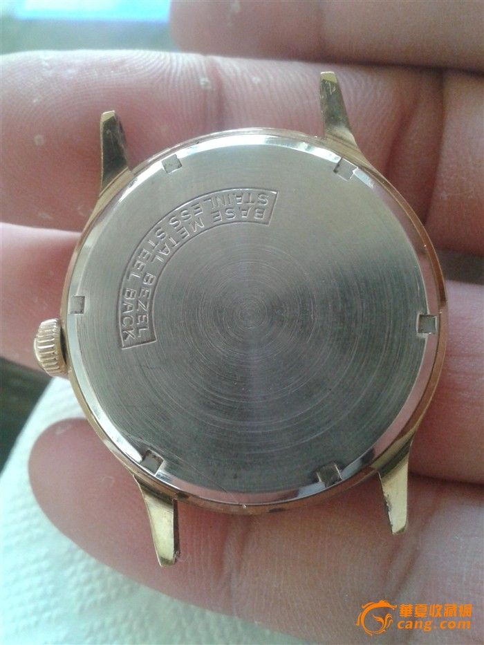 古董手表赫布罗斯21钻10K包金单日历男表-古
