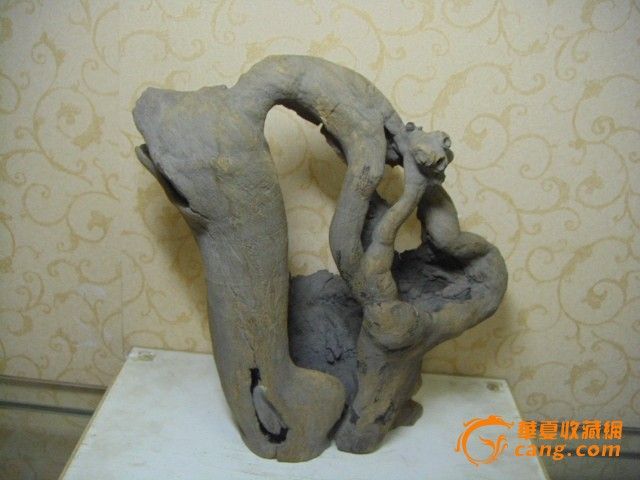 老根雕随形摆件,器形古朴,<em>很有味道</em>_老根雕随