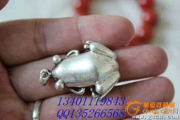 925银青蛙吊坠_925银青蛙吊坠价格_925银青蛙吊坠图片_来自藏友晴晴时代_杂项_地摊交易_华夏收藏网 cang.com