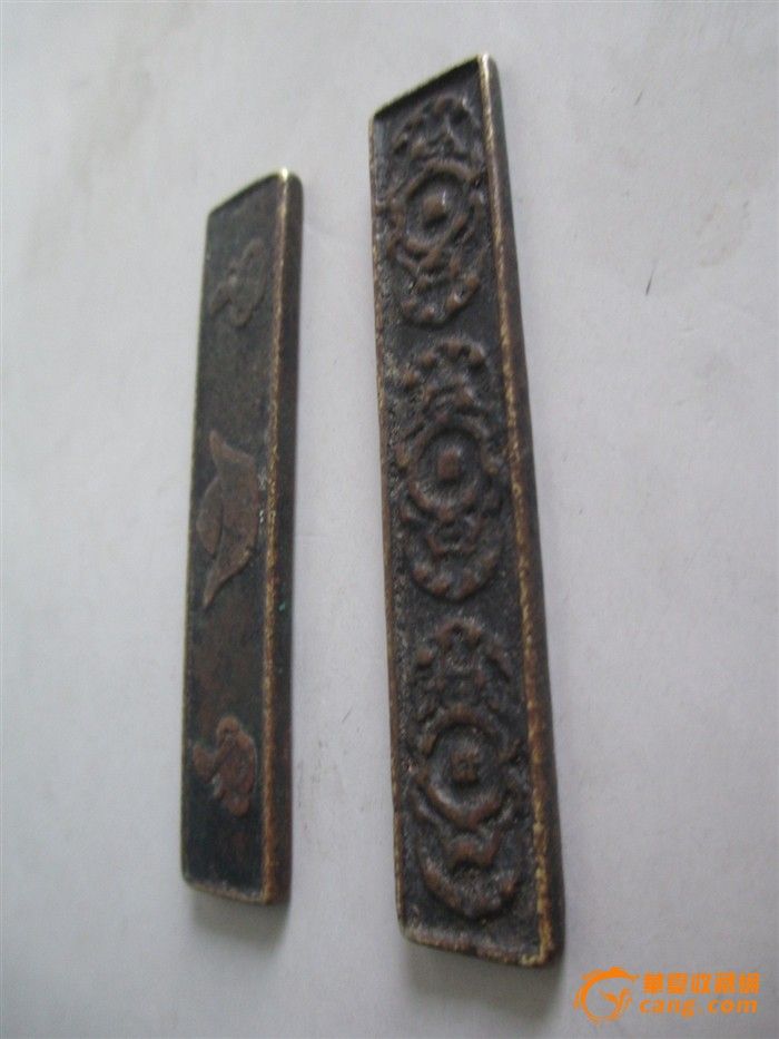 清代当铺铜质当票两块,不可多得的东西!_清代