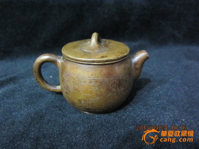 老铜茶壶