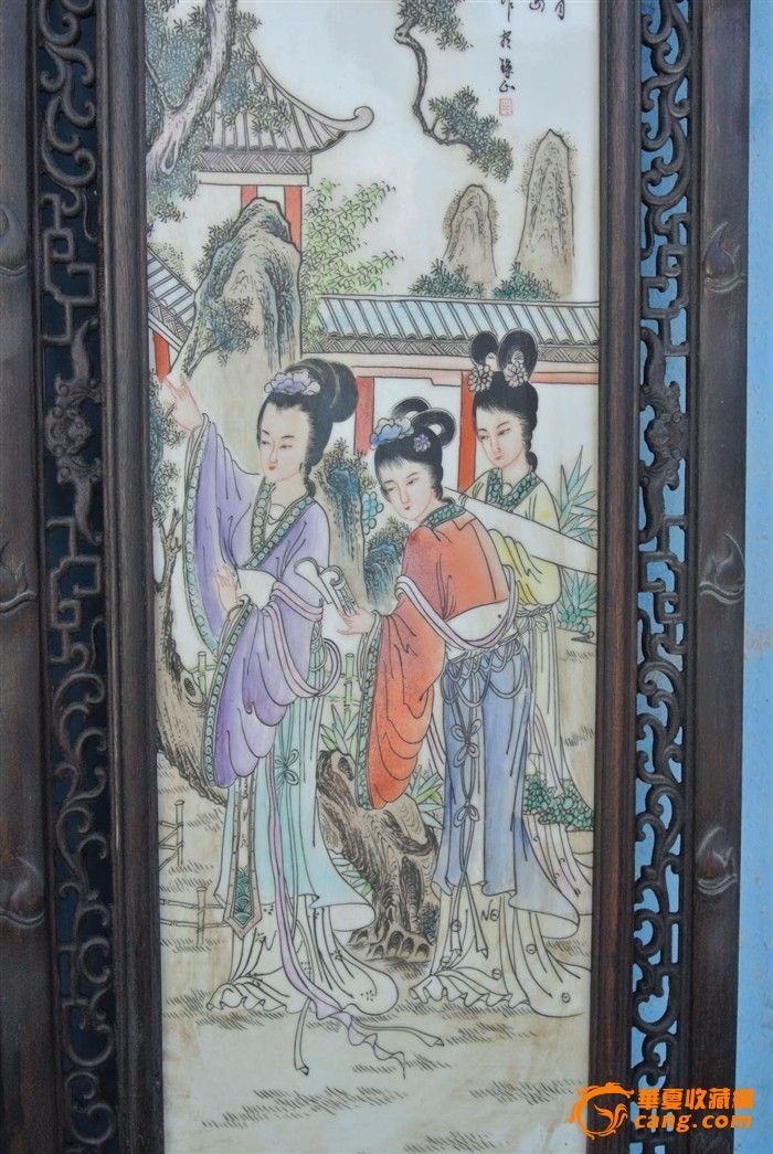 瓷板画