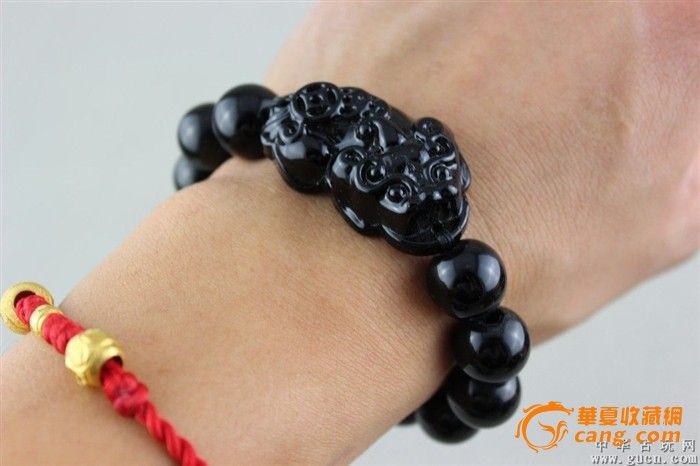 黑曜石貔貅手链_黑曜石貔貅手链价格_黑曜石