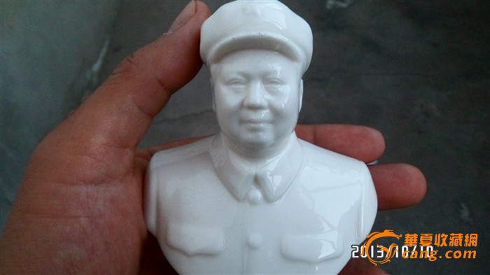 文革白釉领袖像