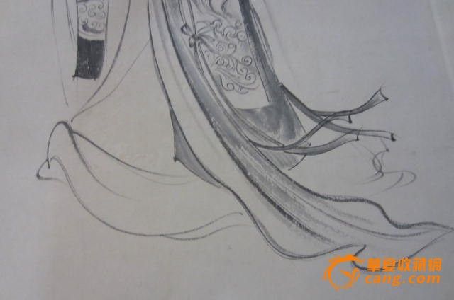 张大千<em>侍女</em>_张大千<em>侍女</em>价格_张大千<em>侍女</em>图片
