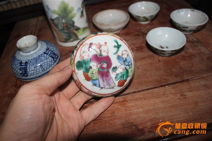 一堆晚清民国时期的瓷器一枪打-一堆晚清民国