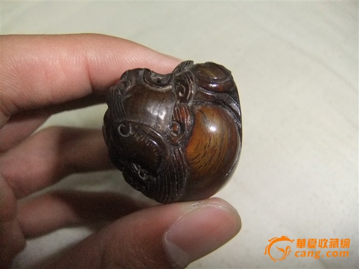 牛角手把件