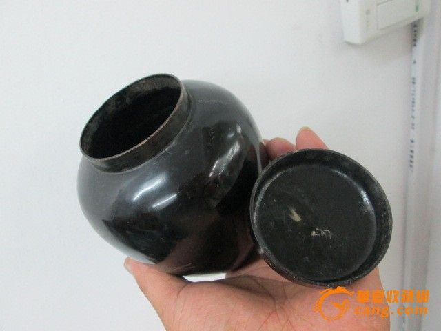 漆器茶叶罐图片