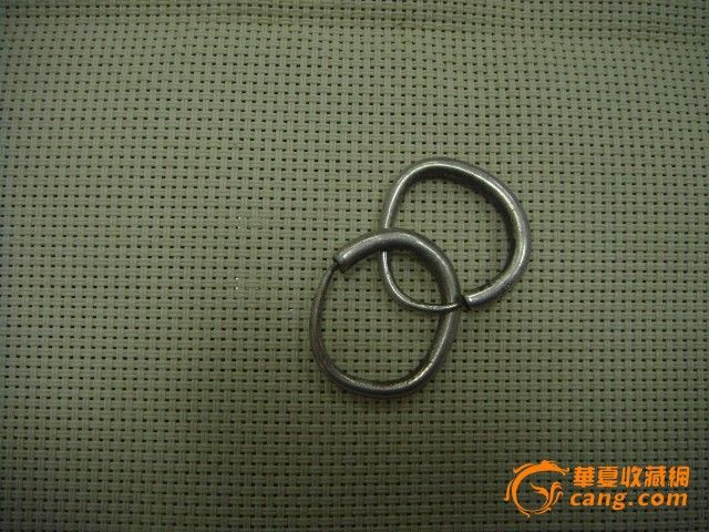 一对老银耳环_一对老银耳环价格_一对老银耳