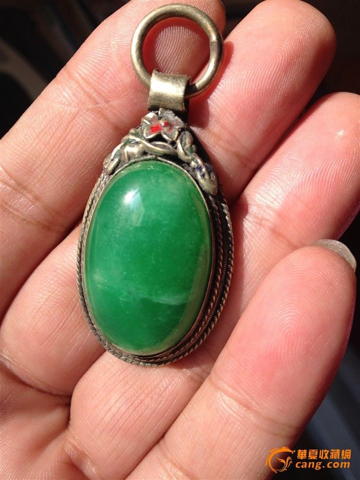 老翡翠吊坠_老翡翠吊坠价格_老翡翠吊坠图片_来自藏友changchangchang_玉石_地摊交易_华夏收藏网 cang.com