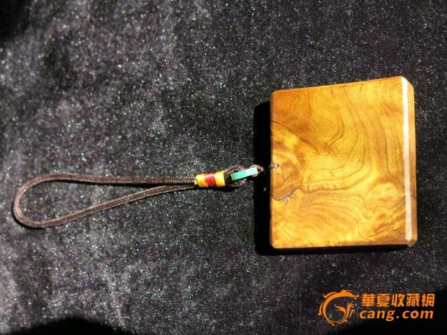 金丝楠木平安无事牌子非常漂亮-金丝楠木平安