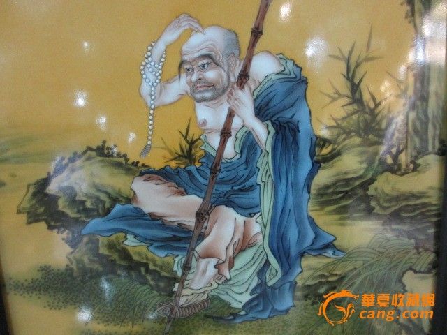 瓷板画十八罗汉