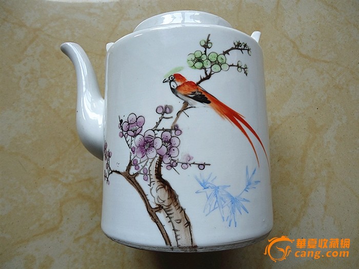 红梅喜鹊茶壶-2-红梅喜鹊茶壶-2价格-红梅