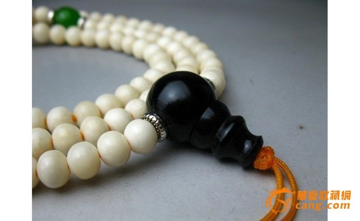 精选骆驼骨苹果珠〓黑牛角佛头〓复古六棱玛瑙