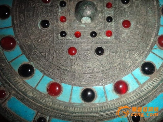 青铜百宝嵌汉镜-青铜百宝嵌汉镜价格-青铜百宝
