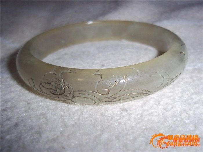 描金青白玉手镯-描金青白玉手镯价格-描金青白玉手镯图片,来自藏友御风88-玉石-地摊交易-华夏收藏网