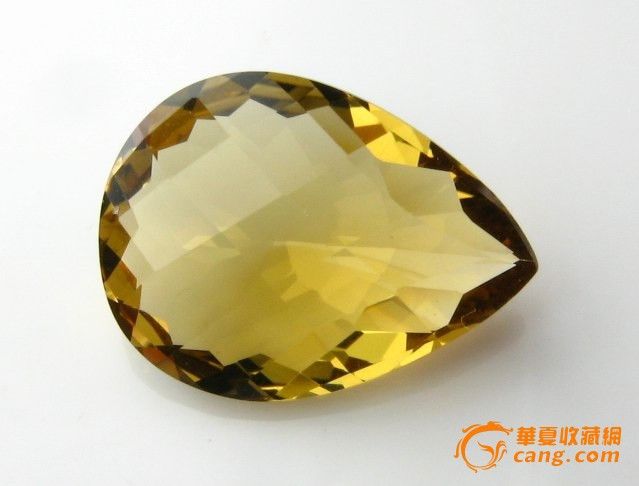 纯天然6.65克拉 蜜蜡 黄水晶 裸石 CITRINE_纯