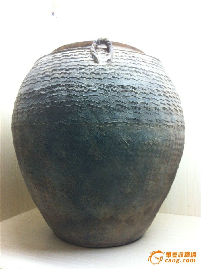 【【【春秋--双耳水波纹大马桶罐】】】_【【