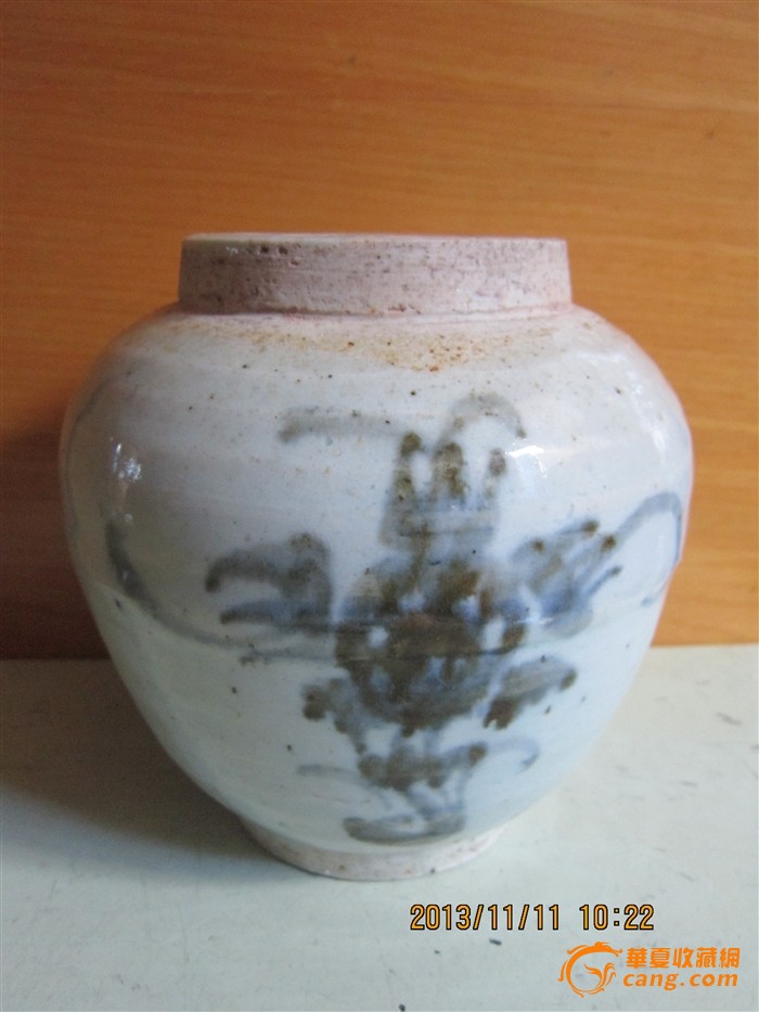 明代洪武青花罐