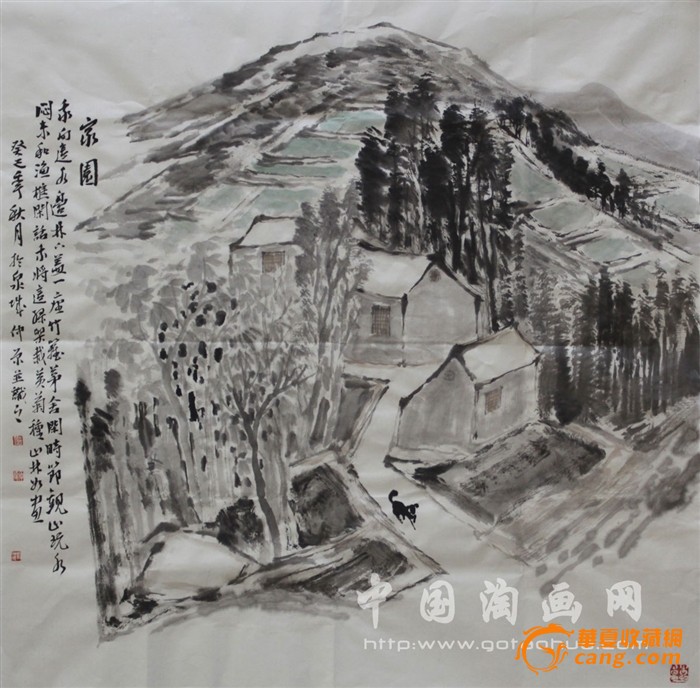 刘仲原优秀国画作品《家园》