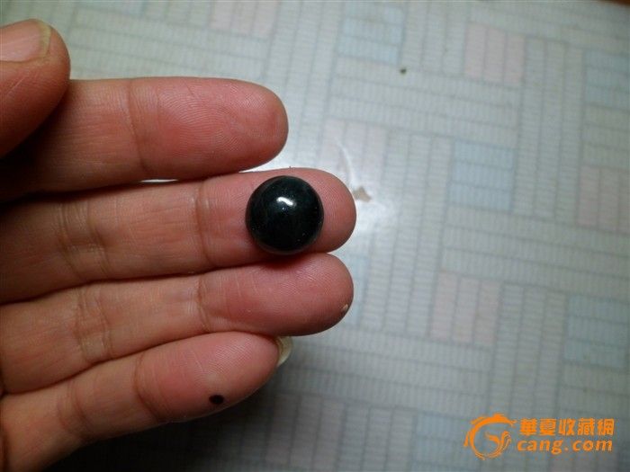 墨绿翡翠圆形戒面_墨绿翡翠圆形戒面价格_墨绿翡翠圆形戒面图片_来自藏友李树平_玉石_地摊交易_华夏收藏网 cang.com