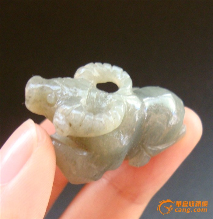 给钱就卖,常来坐坐 和田玉牛