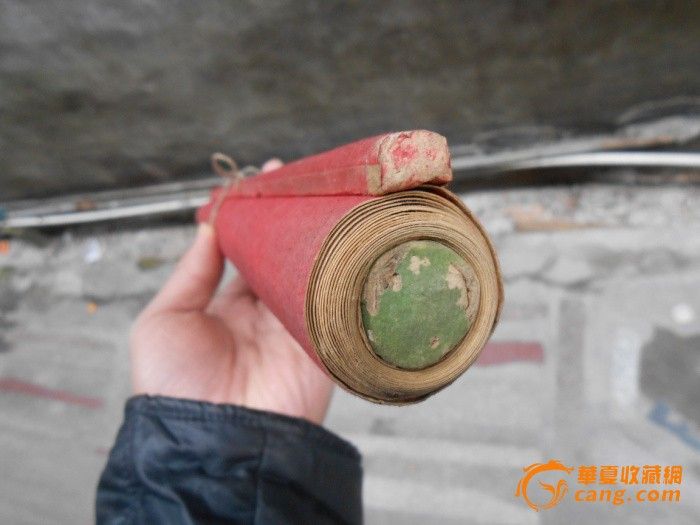 清中早虎皮宣空白条幅一张_清中早虎皮宣空白