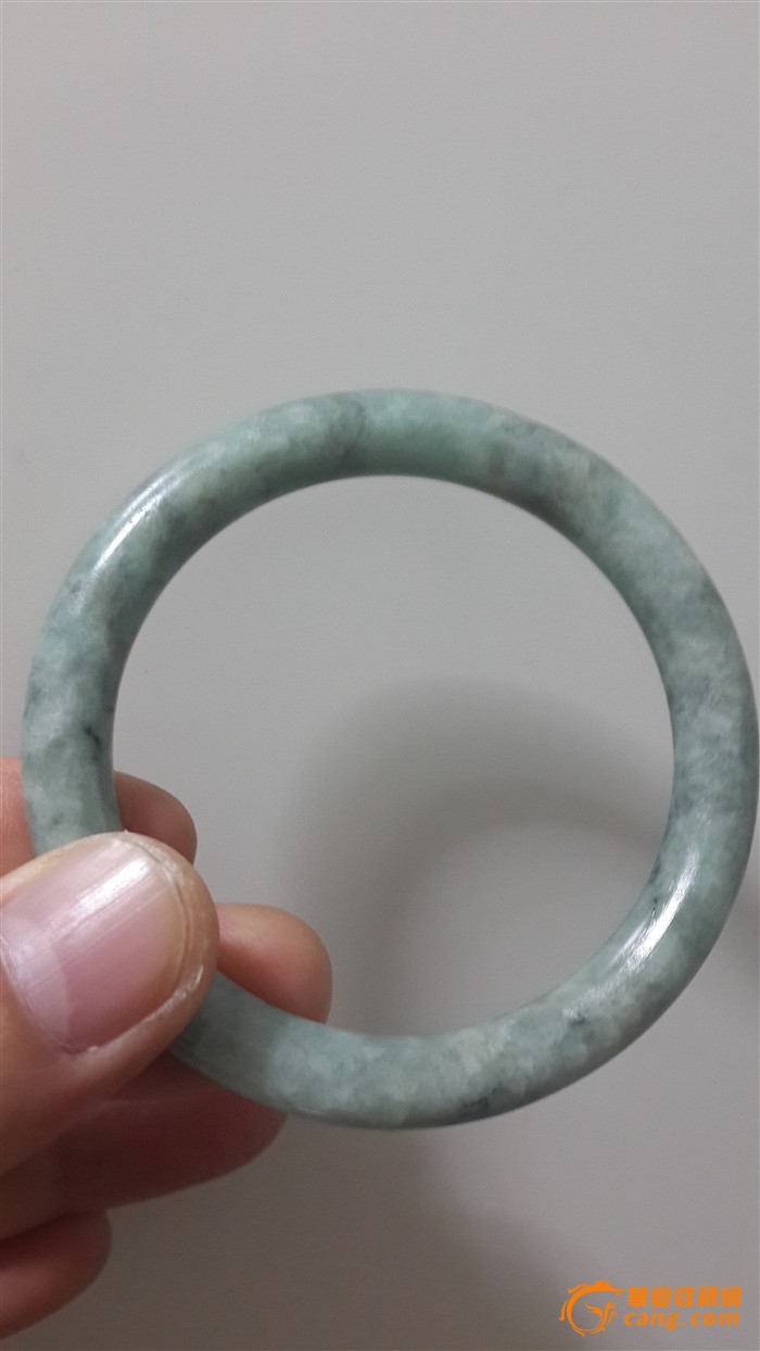 清代翡翠老手镯