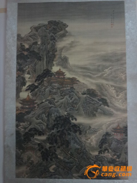 清代袁耀作品,蓬莱仙境图