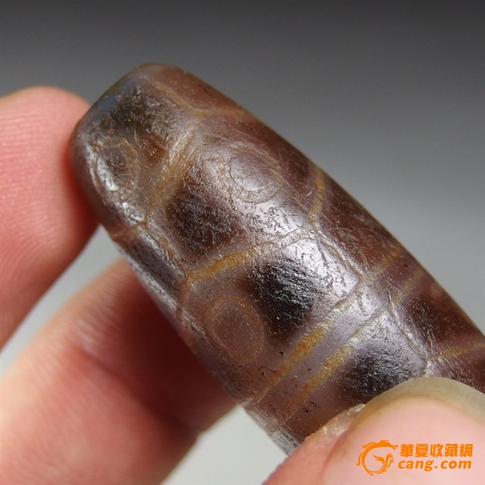 清代老坑藏传佛教大号老天珠