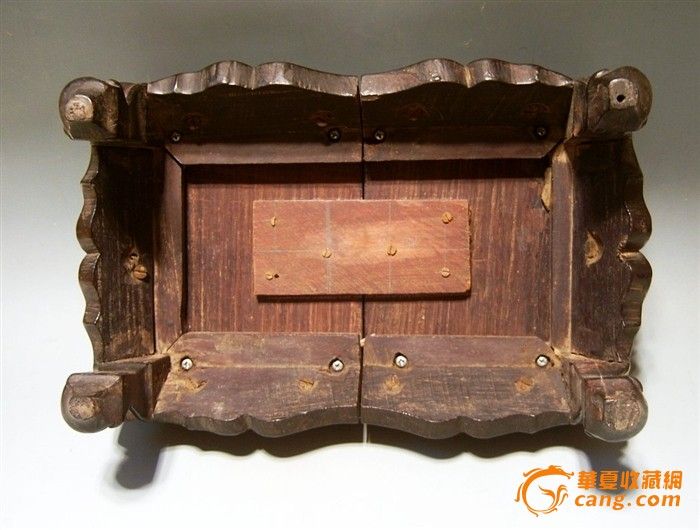 蛇头脚酸枝老红木小茶台底座_蛇头脚酸枝老红